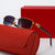 Damen elegante Lesebrille im modernen rechteckigen Design Karnz