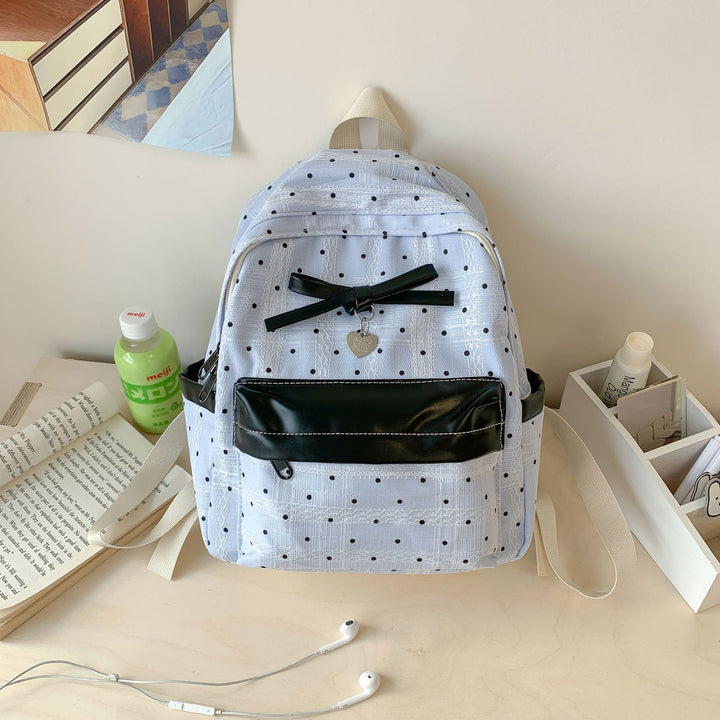 Stylischer gepunkteter Rucksack
