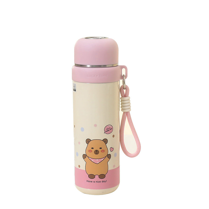 Damen Thermosflasche im verspielten Bären Design Karnz