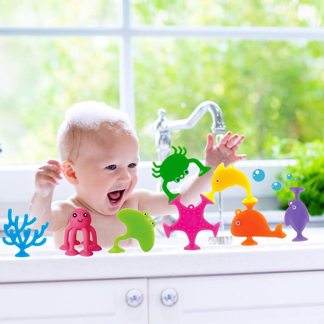 Unisex Bunte Badewannenspielzeuge Karnz