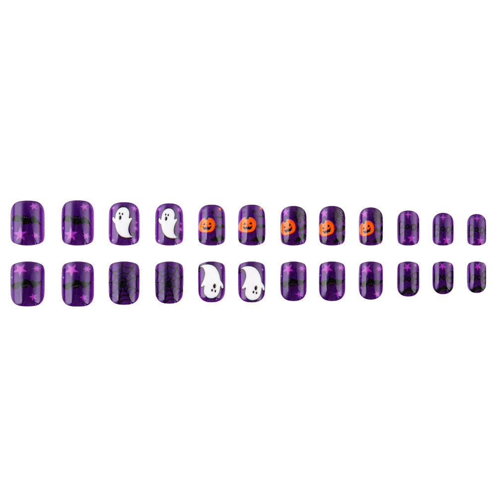Halloween-Themen Press-On Nagelkunst Karnz