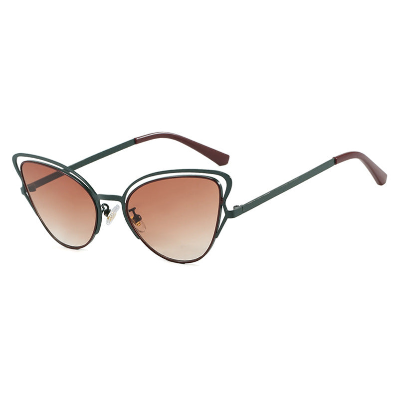 Damen Cat-Eye Brille mit edlem Metallrahmen und komfortabler Passform Karnz