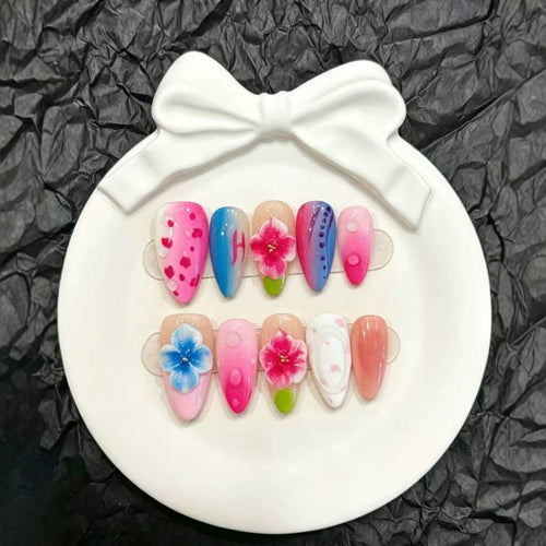 Floral Art Press-On Nagel Set  1791774459