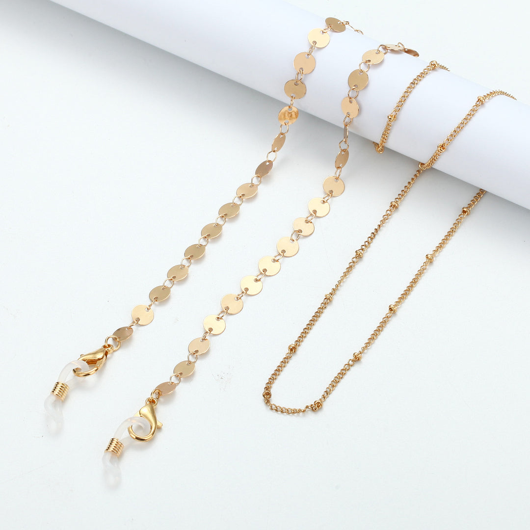 Elegante Brillenkette mit Perlen und Akzenten Karnz