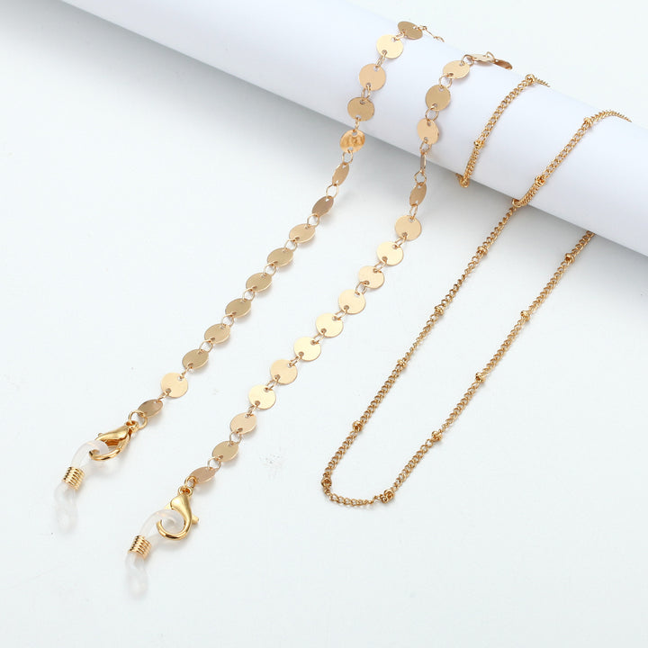 Elegante Brillenkette mit Perlen und Akzenten Karnz