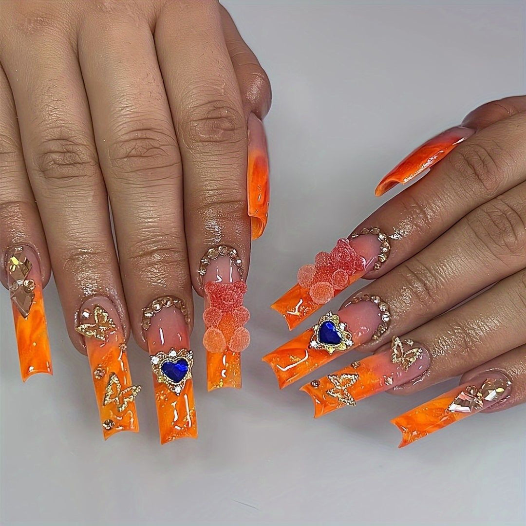 Kreatives Blumen-Nagelkunst-Set Karnz