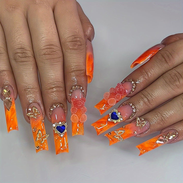 Kreatives Blumen-Nagelkunst-Set Karnz
