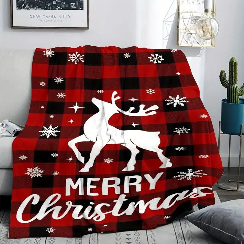 Urlaubsbedingte Fleece-Wurfdecke