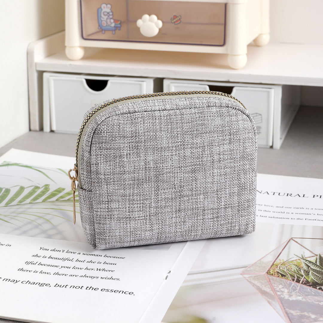 Kompakte Reißverschluss-Münztasche
