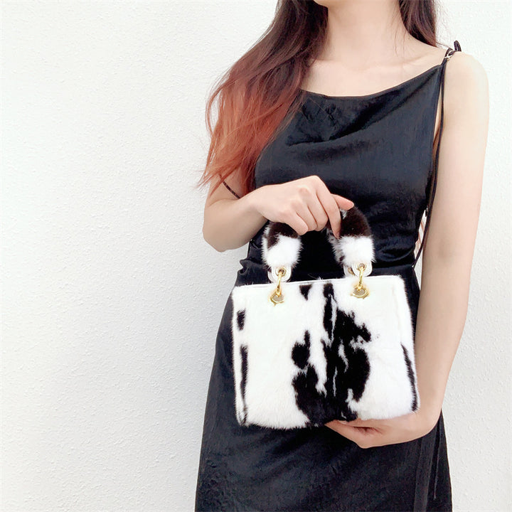 Faux Fur Handtaschen Clutch