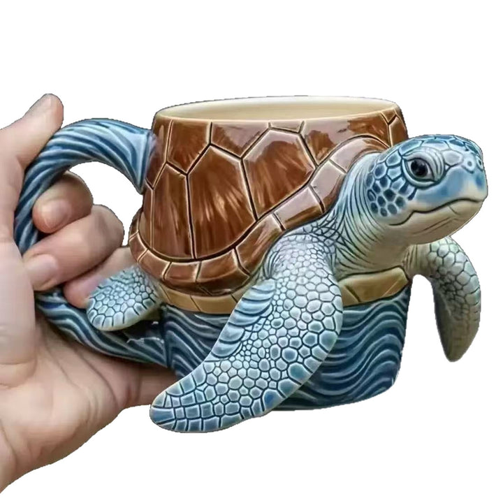 Kaffeetasse mit Schildkröten-Design Karnz