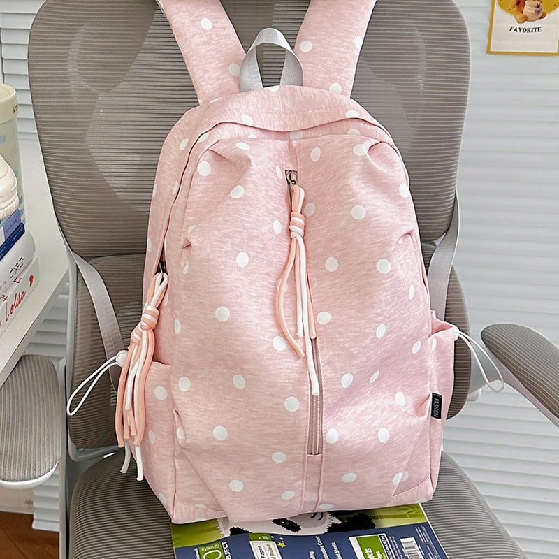 Verspielt gepunkteter Rucksack Karnz