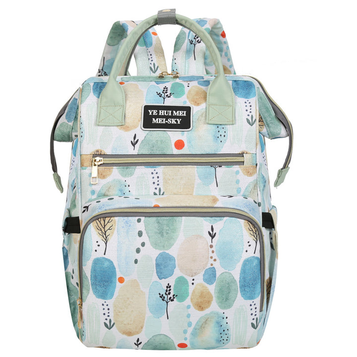 Stylischer geometrischer Druck Rucksack Karnz