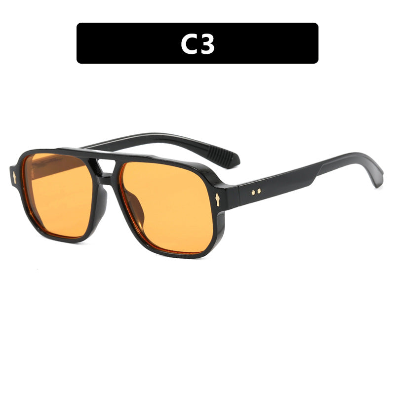 Damen modische quadratische Sonnenbrille mit luxuriösen Details Karnz