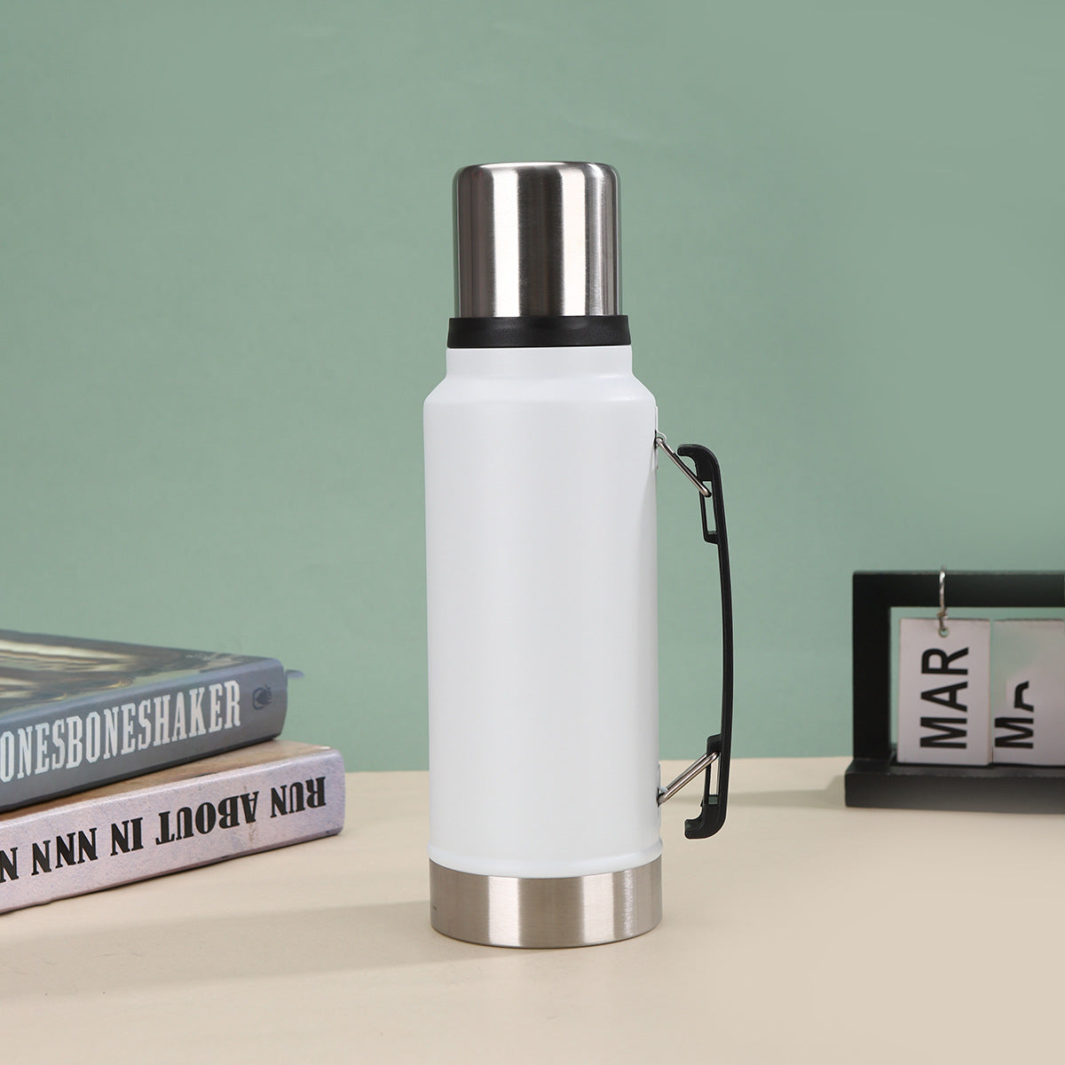 Unisex Isolierte Edelstahl-Wasserflasche mit Tragegriff Karnz