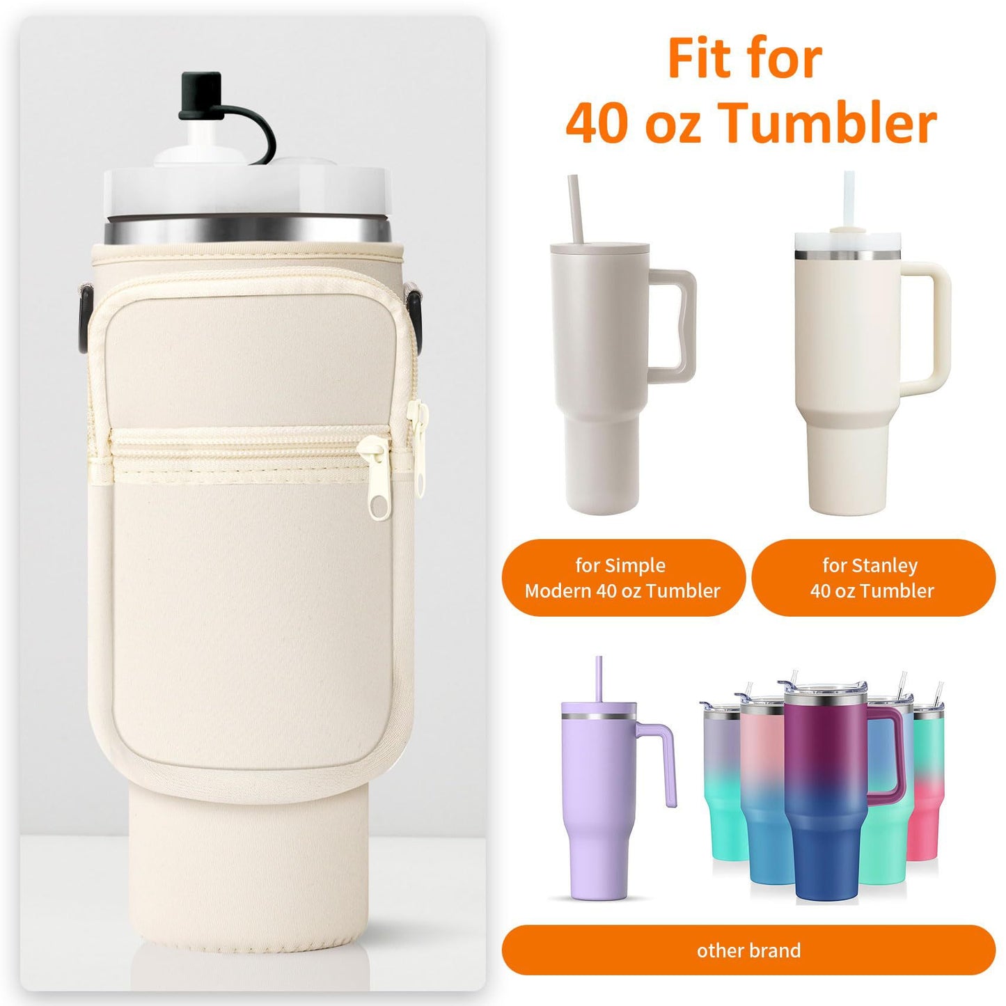 Damen Multifunktionale Wasserflasche Tasche Karnz