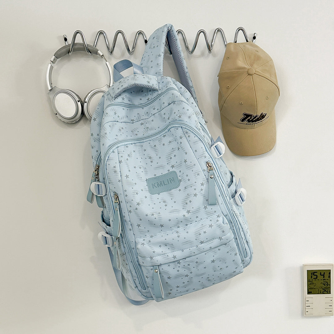 Stylische Multi-Taschen Stern-beschmückte Rucksack Karnz