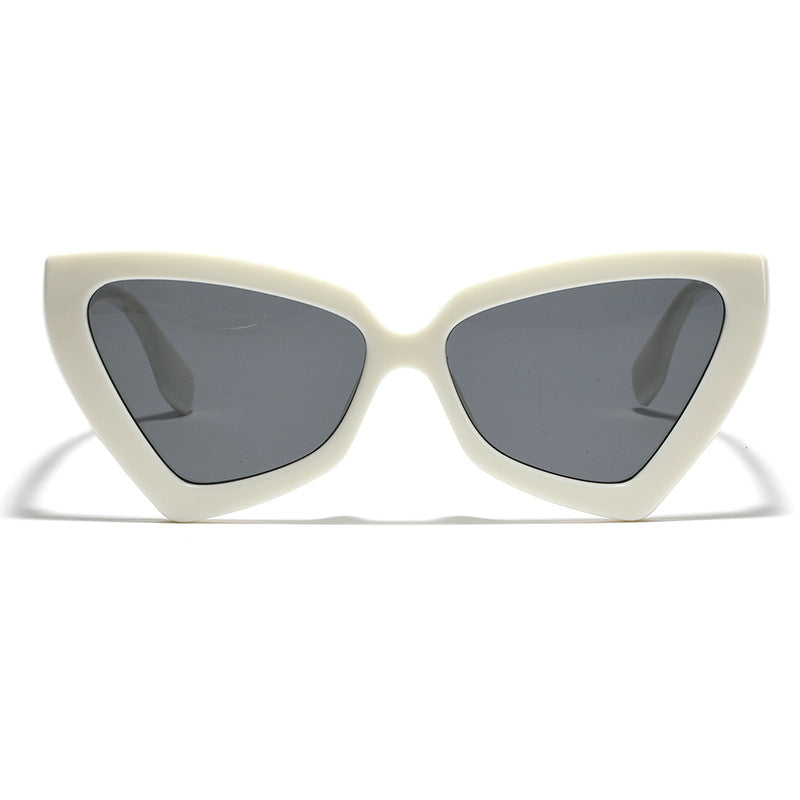 Damen Cat-Eye Sonnenbrille mit verspiegelten Gläsern und robustem Rahmen Karnz