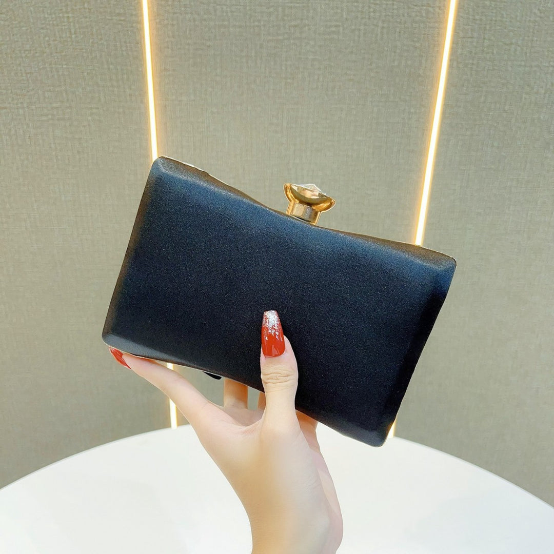 Elegante Bow-Akzent Abend Handtasche