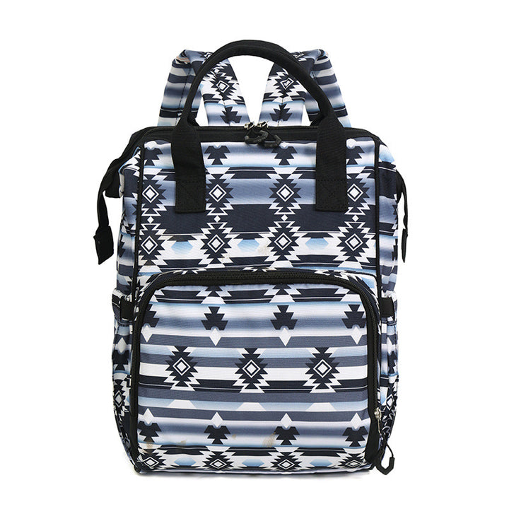 Geometrisch gemusterten Reise-Rucksack