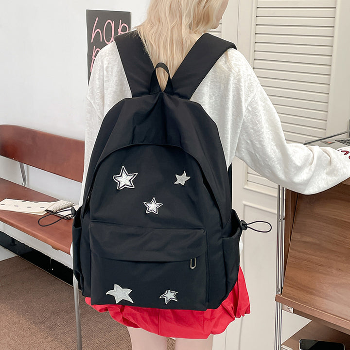 Stylische Stern-verzierte Alltag-Rucksack Karnz