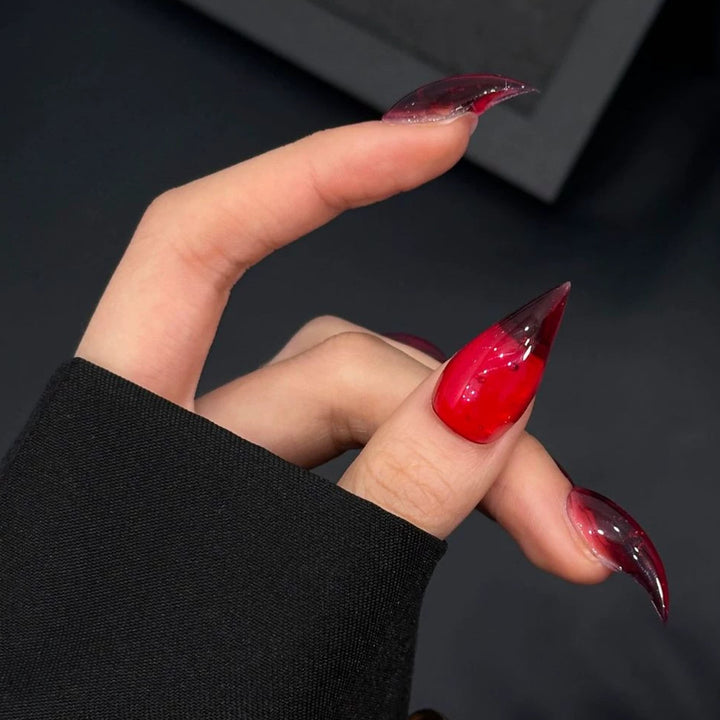 Stiletto-Motiv Press-On Nagelset