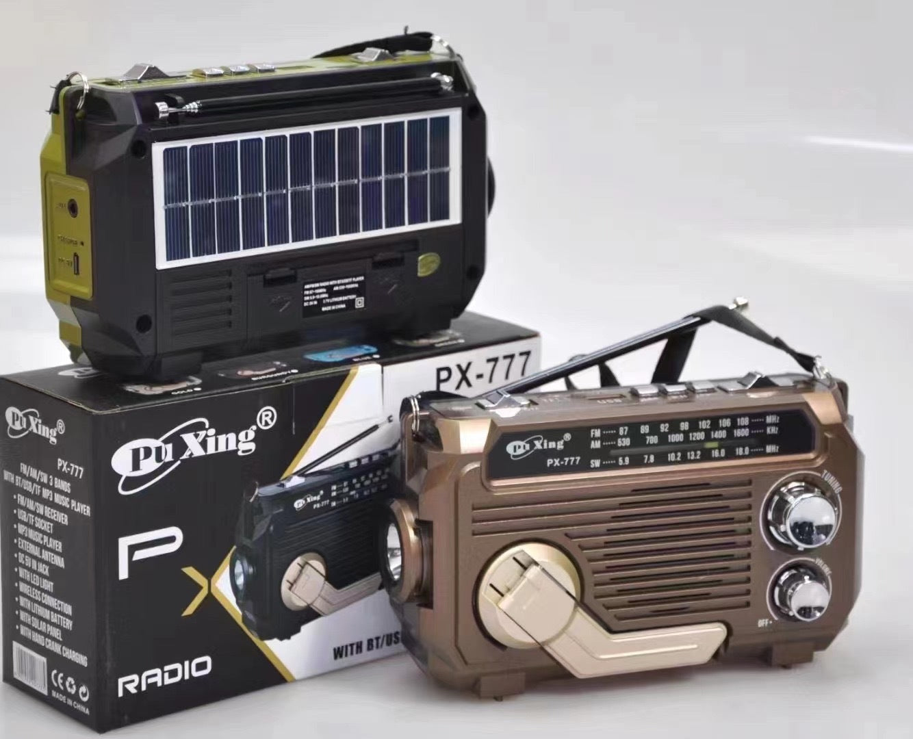Solarladbetriebenes Radio für Camping | Karnz