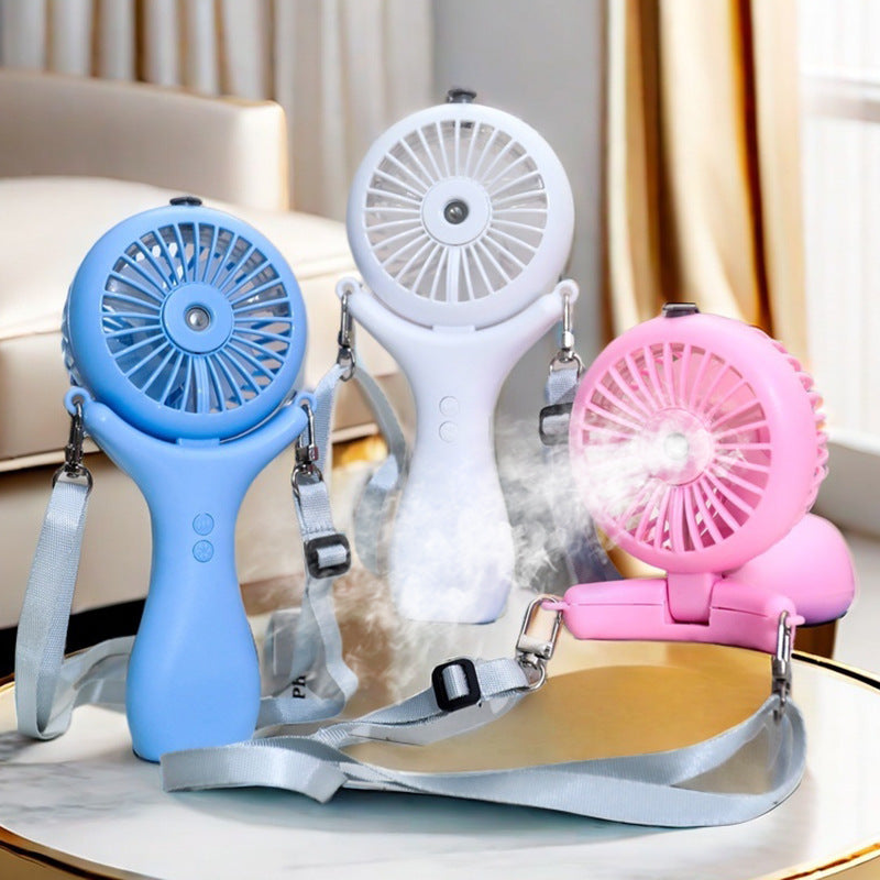 Damen tragbarer Mini-Ventilator mit Wasserzerstäuber Karnz