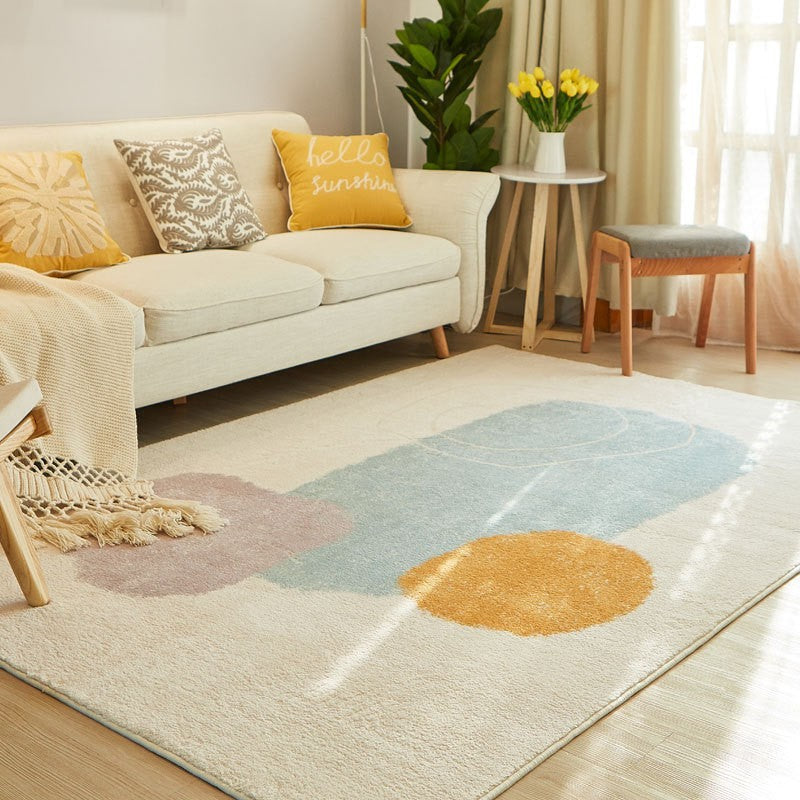 Abstraktes Design Boden Teppich Karnz