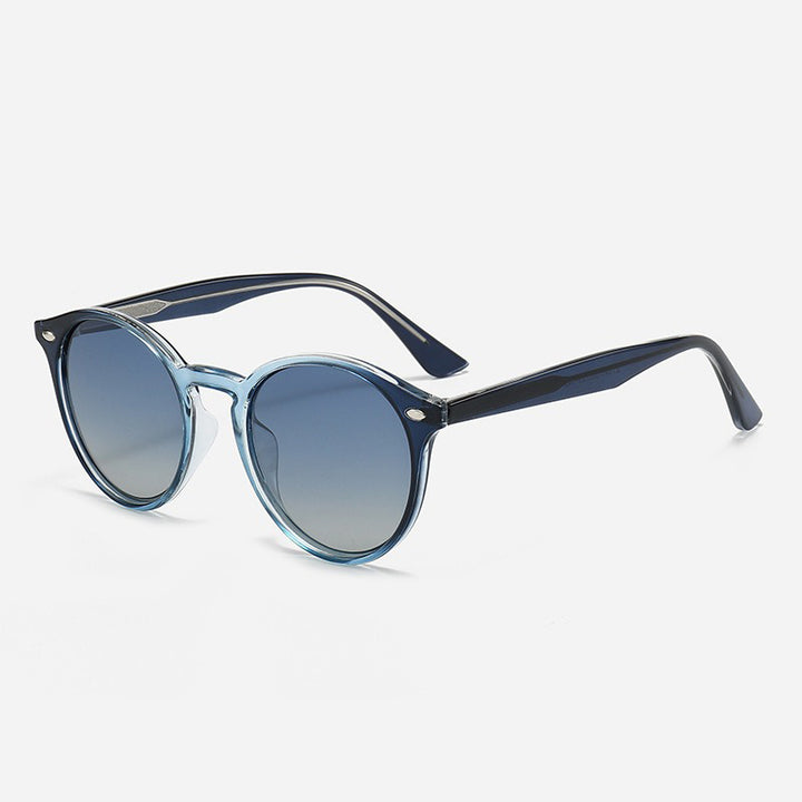 Damen Stilvolle runde Sonnenbrille Karnz