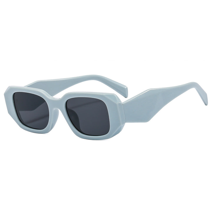 Damen Geometrische Retro-Sonnenbrille Karnz