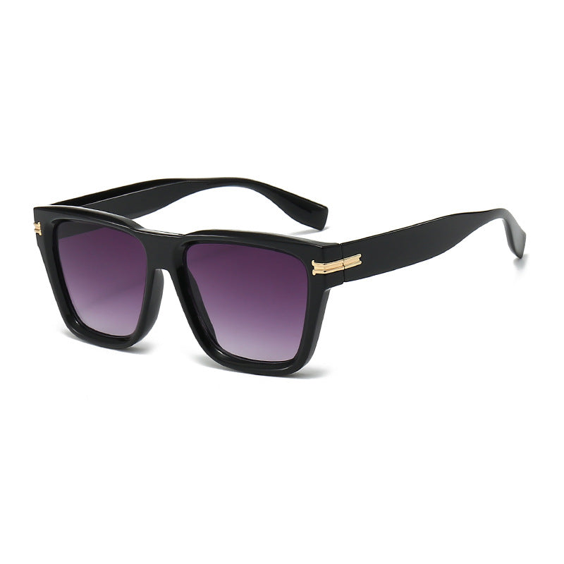 Damen Moderne Quadrat-Sonnenbrille mit exklusiven Akzenten Karnz
