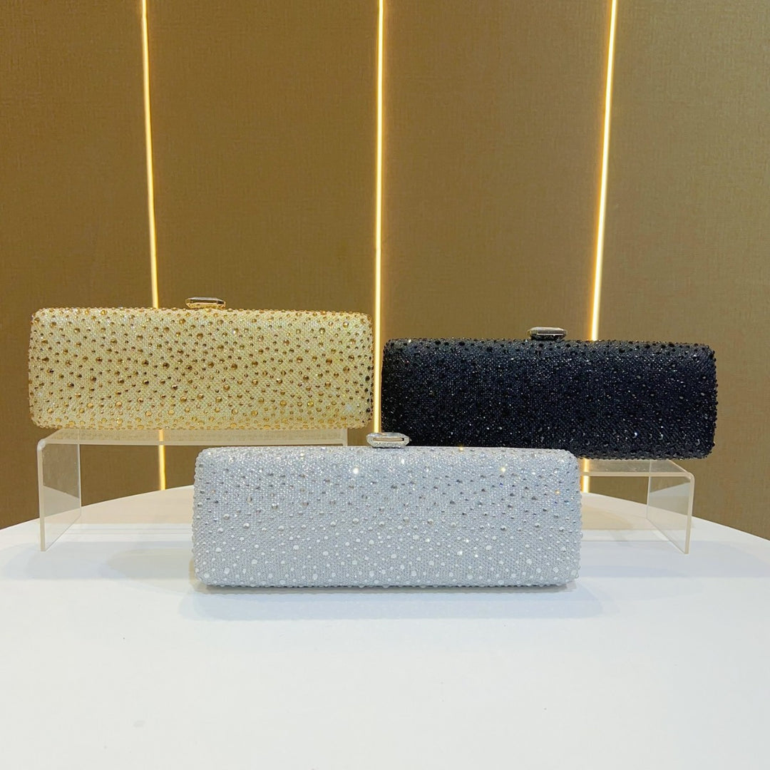 Rhinestone-beschichtete Clutch