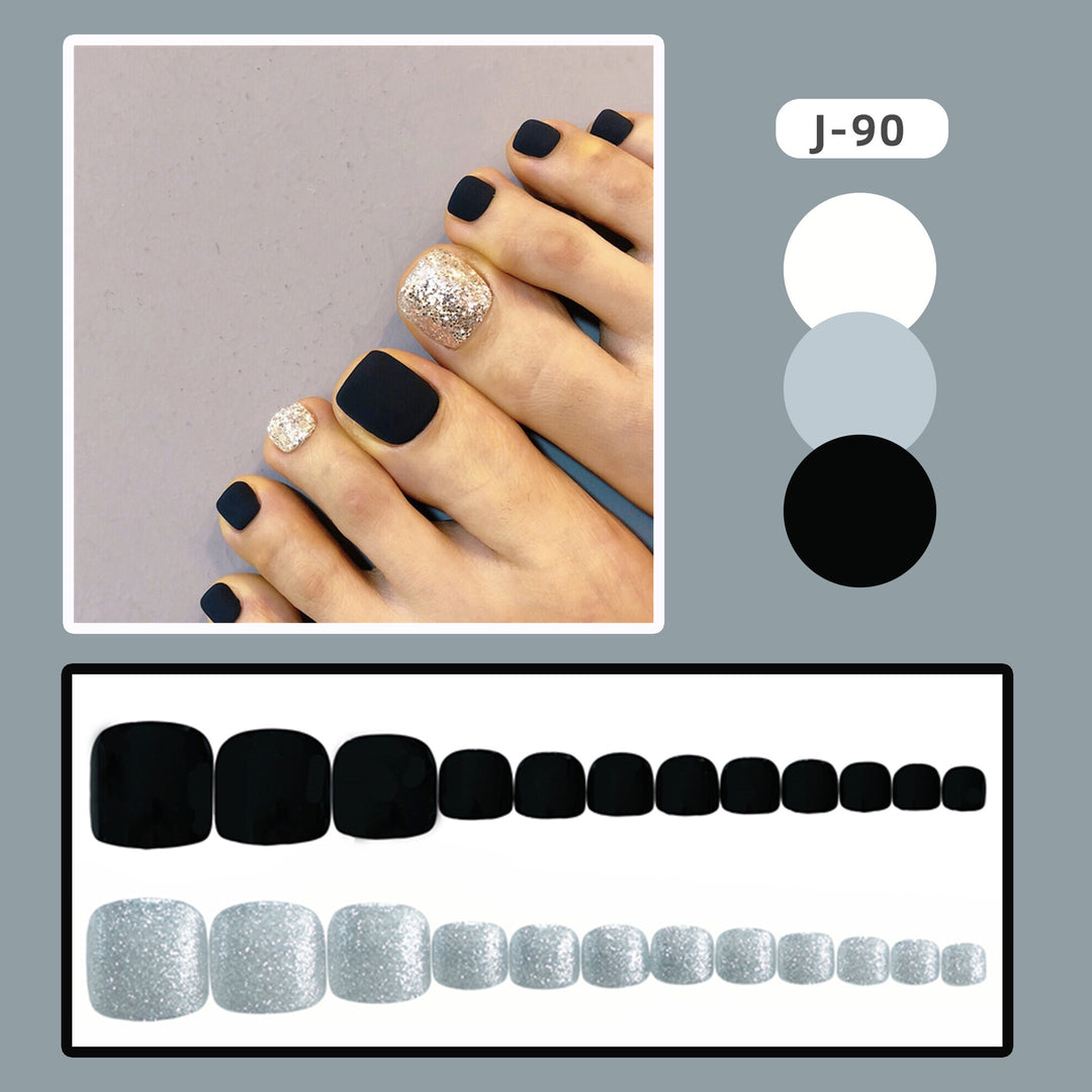 Glitzer Matte Aufkleben Zehennägel Karnz