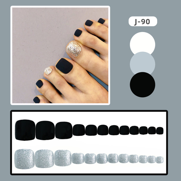 Glitzer Matte Aufkleben Zehennägel Karnz