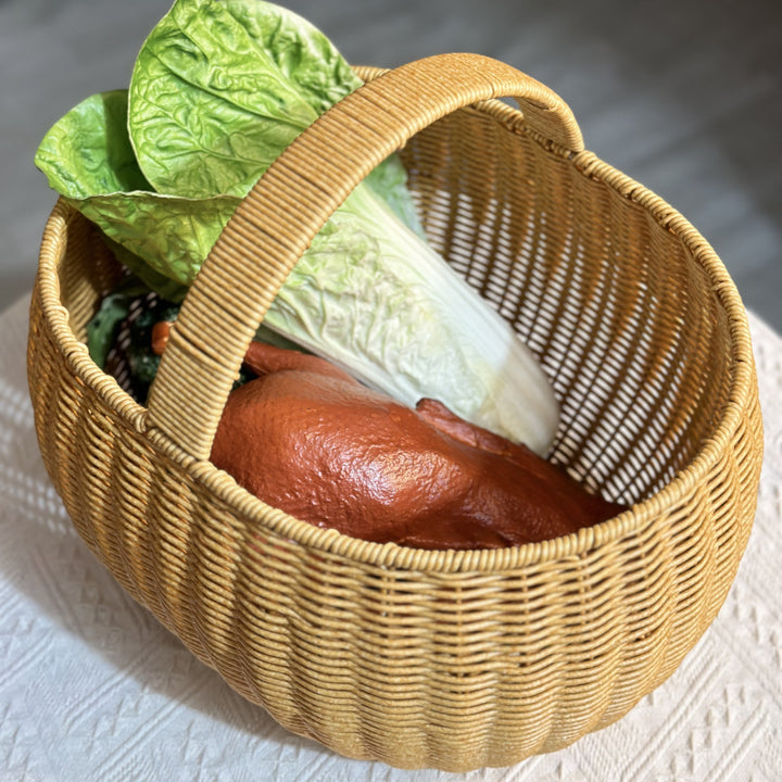 Eleganter Geflochtener Picknickkorb Karnz