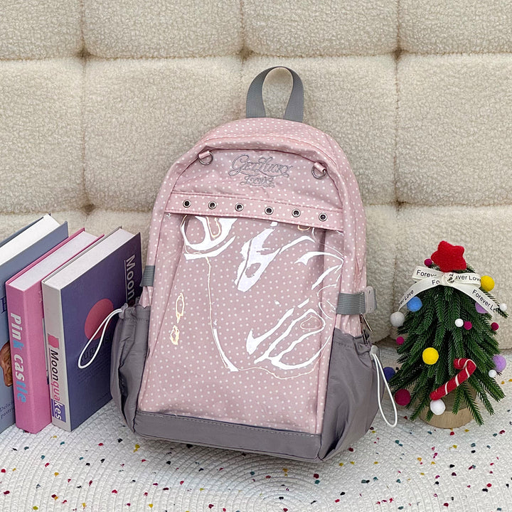 Stylische Punktmuster Charaktertasche Karnz