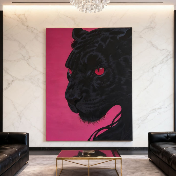 Panther-Themen Leinwand Wandkunst