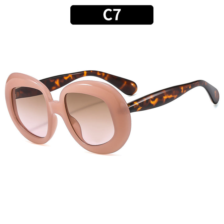 Oversized Retro-inspirierte Sonnenbrille