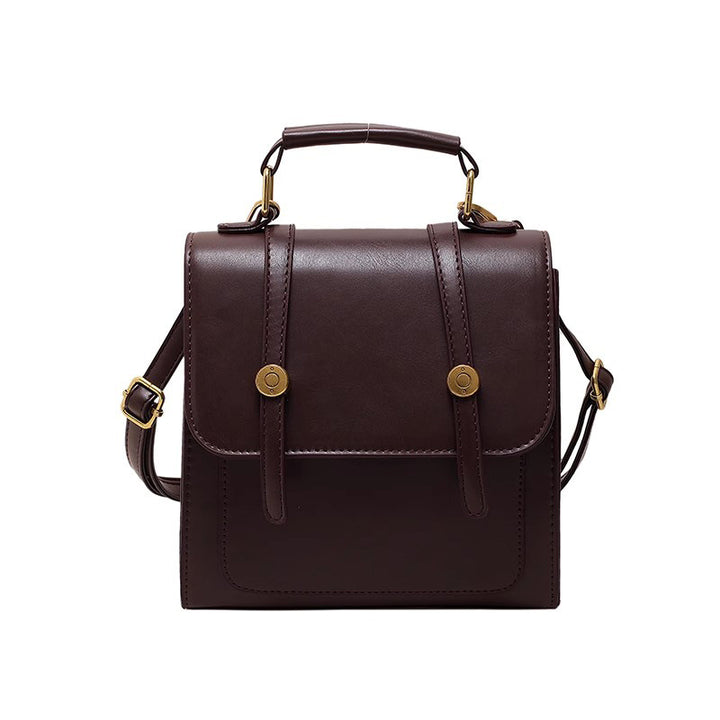 Texturierte vegane Lederhandtasche Karnz