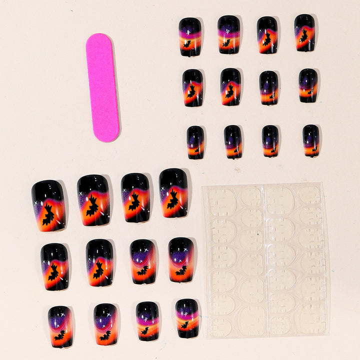 Spooky Halloween-Themen Nagel Kunst Extensions Karnz