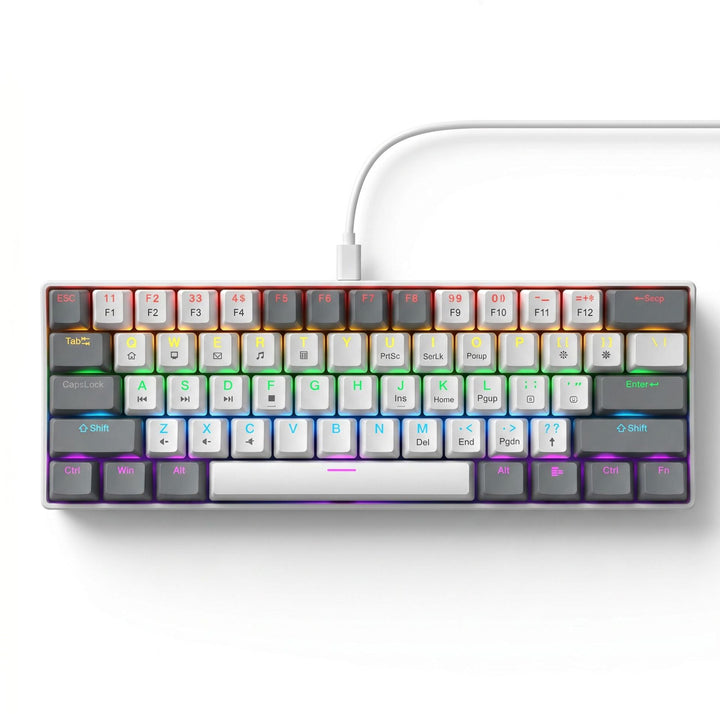 Kompakte kabelgebundene RGB mechanische Gaming-Tastatur Karnz