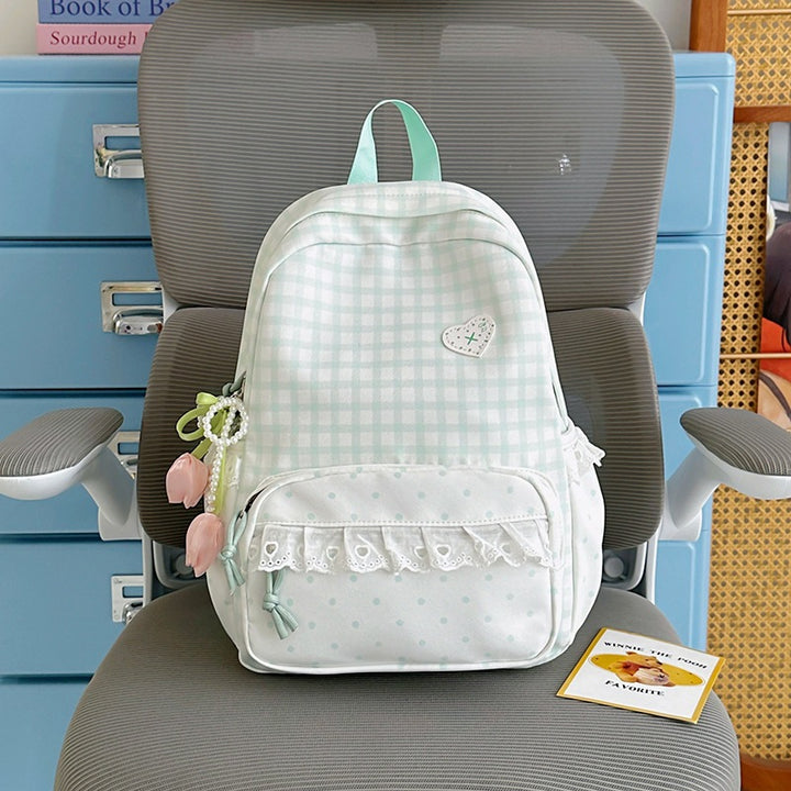 Trendiger Karomuster Rucksack
