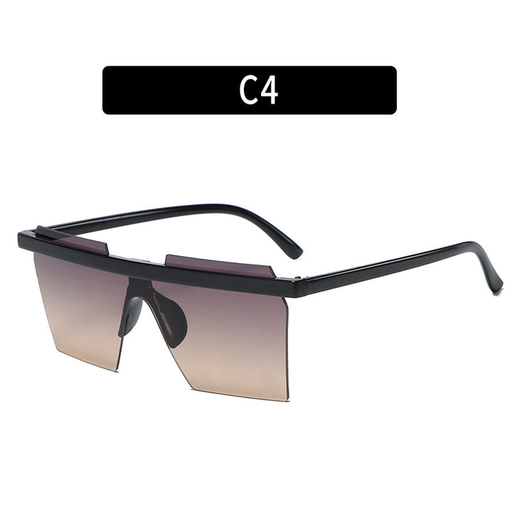 Futuristische Schild Sonnenbrille mit kühnen geometrischen Design