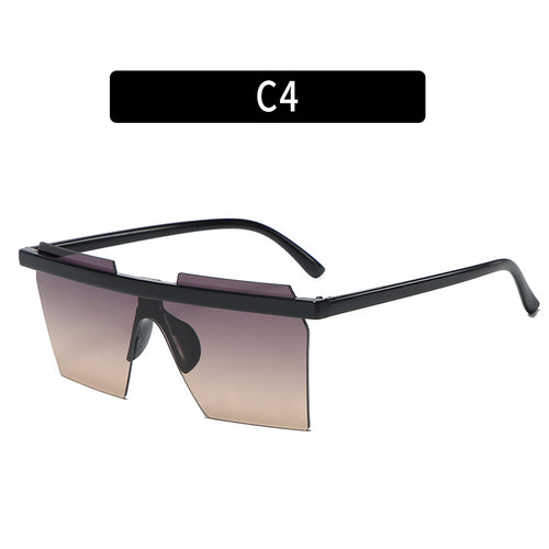 Futuristische Schild Sonnenbrille mit kühnen geometrischen Design