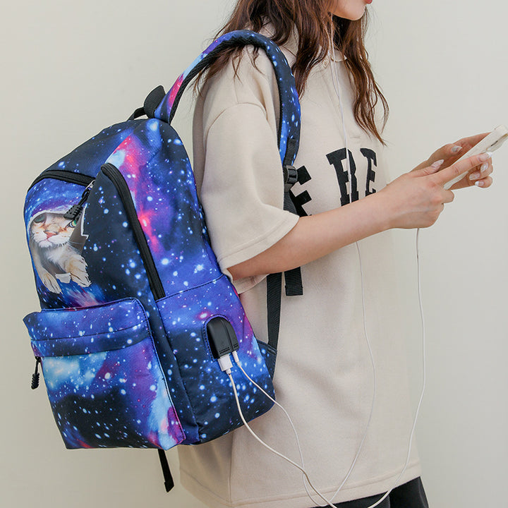 Katze-Themen Abenteuer Rucksack Karnz