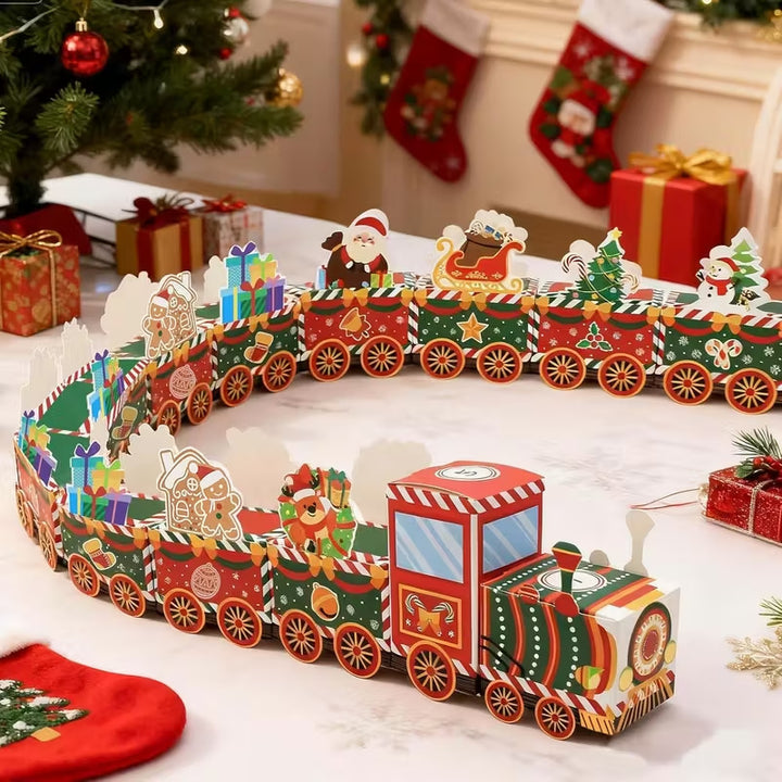 Weihnachtlicher Dekorationszug