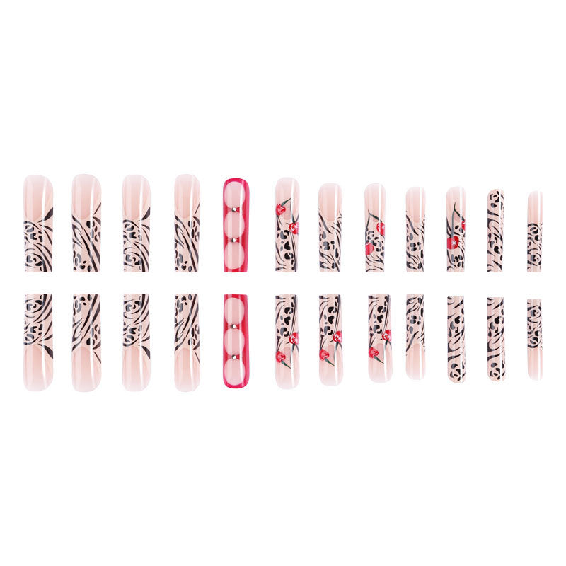 Künstlerische Press-On Nageldesigns