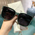 Damen Modische Sonnenbrille im trendigen quadratischen Design Karnz