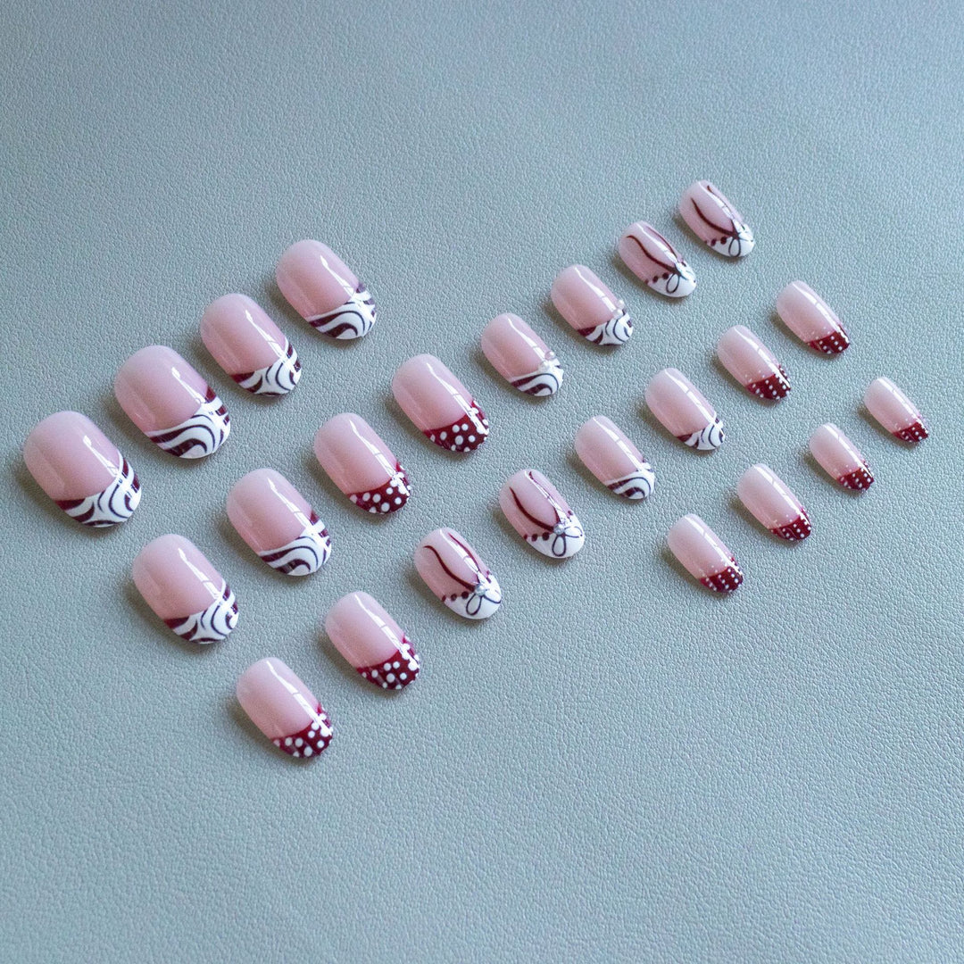 Künstlerisches Französisches Tipp-Nagelkunst-Set  1790958142